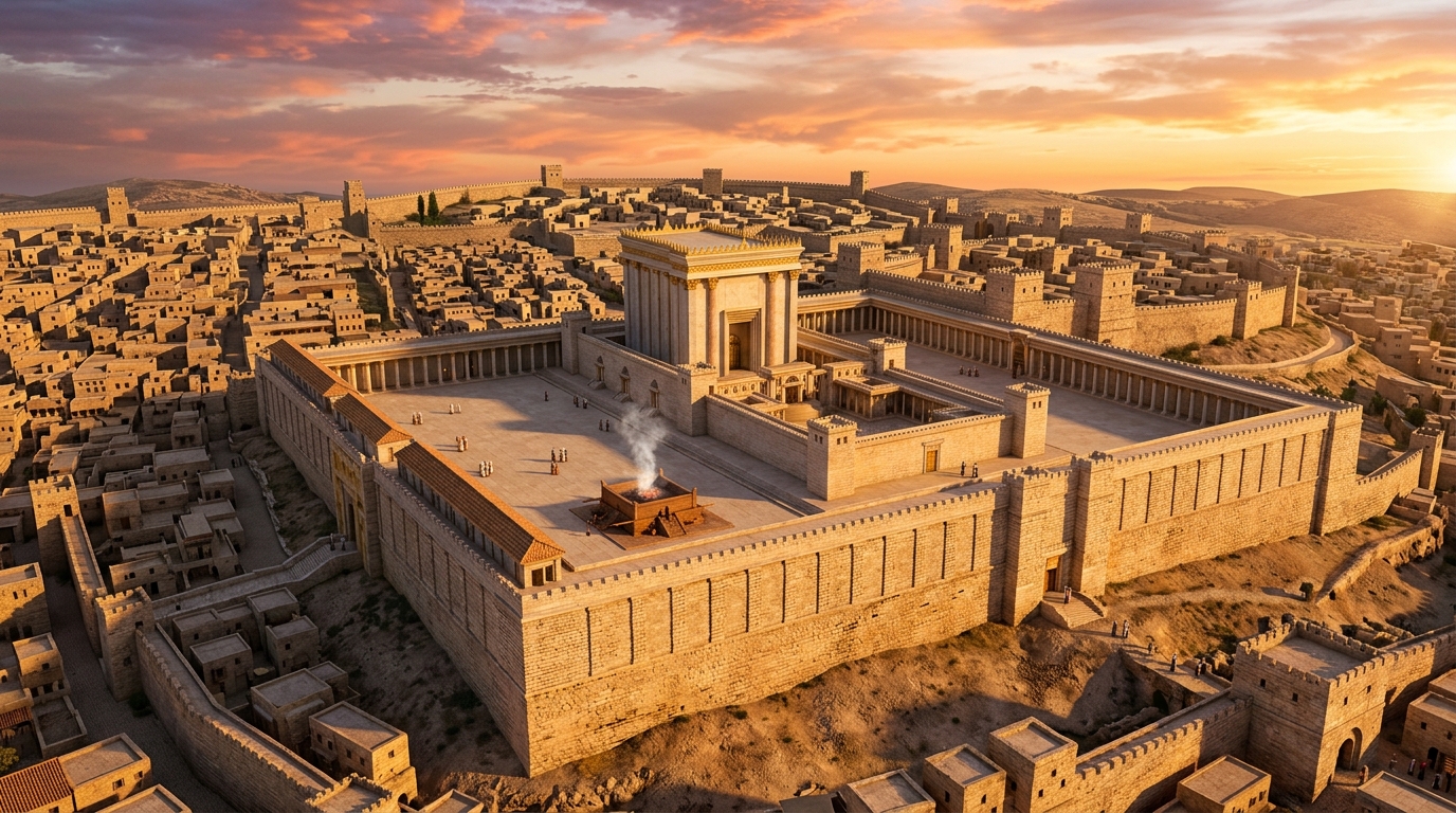 Ricostruzione 3D: La Gerusalemme di Salomone e il Tempio